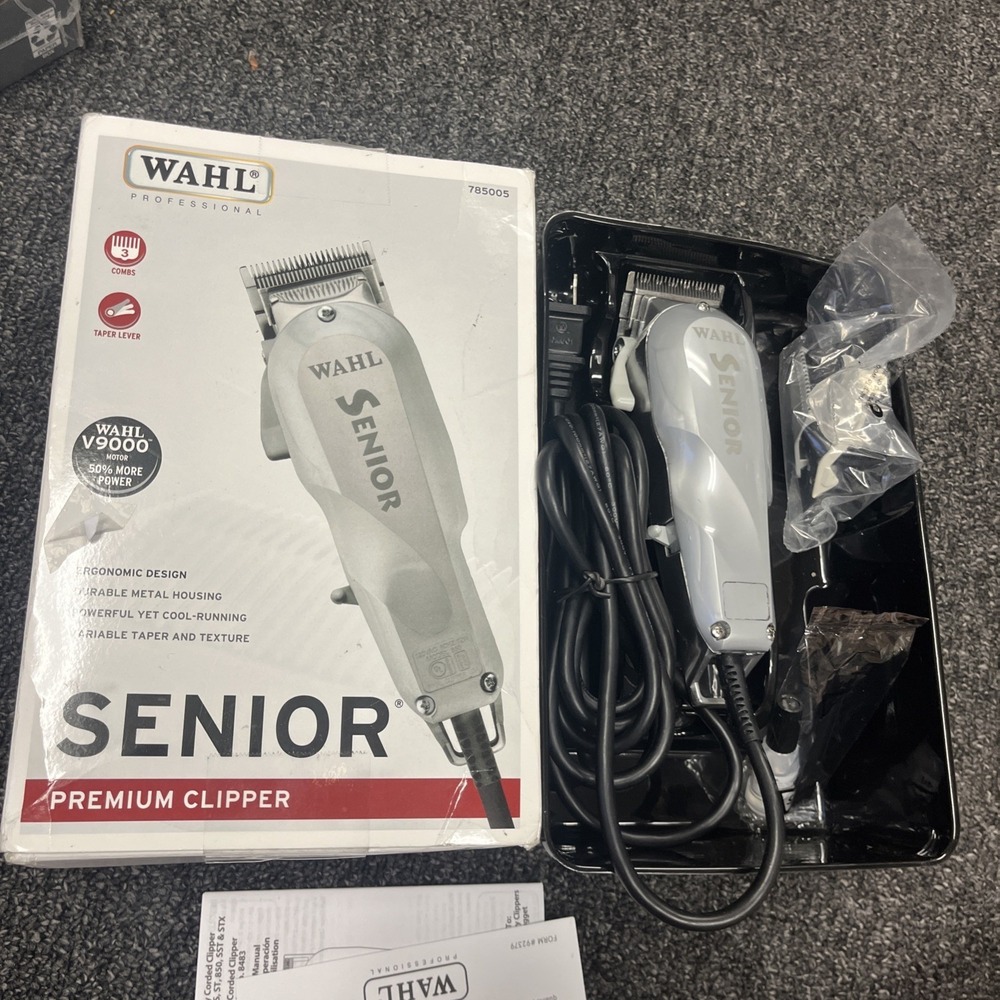 Wahl 8500 Professional Senior Corded Clipper Hair Barber - Complete In Box